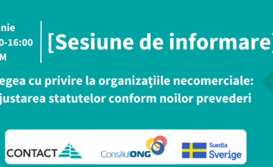 [Sesiune de informare] Legea cu privire la organizațiile necomerciale: ajustarea statutelor conform noilor prevederi