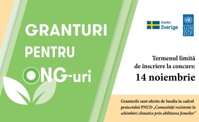 A fost lansat al treilea concurs de granturi pentru ONG-urile din domeniul mediului și dezvoltării locale