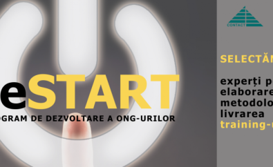 Termen extins. Concurs de selectare a unui expert/expertă sau grup de experți în elaborarea metodologiei și livrarea training-urilor online în programul: „reSTART pentru ONG-urile din Republica Moldova”