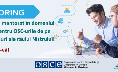 Participă la programul de mentorat în domeniul advocacy pentru OSC-urile de pe ambele maluri ale râului Nistru