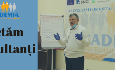 Anunț de selectare a consultanților pentru a monitoriza activitățile practice ale participanților la Academia Liderului Comunitar