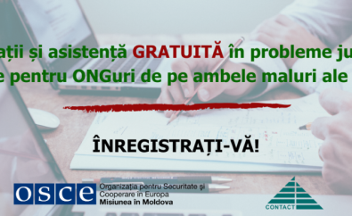 Consultații și asistența gratuită în probleme juridice și contabile pentru ONG-URI